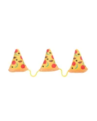 FuzzYard Cat Toy - Pizza 3 on a string - img 1