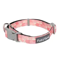 FuzzYard Dog Collar - Pink Lemonade M - img 1