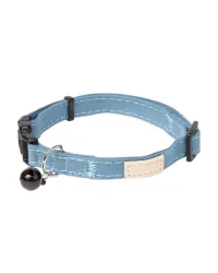 FuzzYard LIFE Cotton Cat Collar - French Blue - img 1