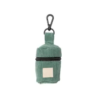 FuzzYard Life Corduroy Poop Bag Dispenser - Myrtle Green - img 1