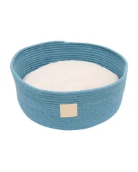 FuzzYard LIFE Rope Basket Bed - French Blue - img 1