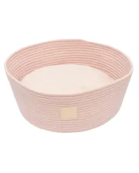 FuzzYard LIFE Rope Basket Bed - Soft Blush - img 1