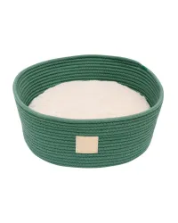 FuzzYard LIFE Rope Basket Bed - Myrtle Green - img 1