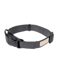 FuzzYard LIFE Cotton Collar - Slate Grey M - img 1