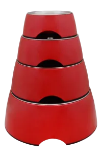 Zdjela melamin + inox plava L 19 cm – 520 ml - img 2