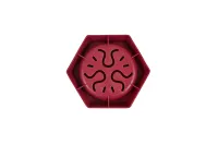 Bowl Fringe bordo 21 × 18,5 × 4,5 cm - img 2