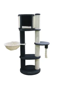 Grebalica B/W siva 50 × 50 × 131 cm - img 1