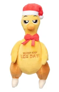FuzzYard Xmas Toy - Never Skip Leg Day Chook - img 1