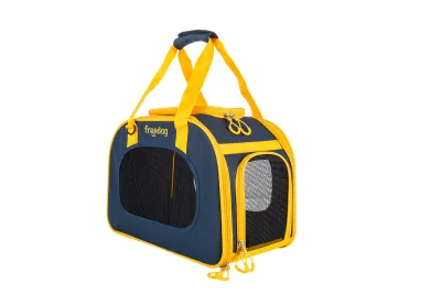 Transporter TravelTails plavi & mustard 45 × 23 × 3…