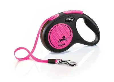 flexi new neon M tape 5M pink 12682