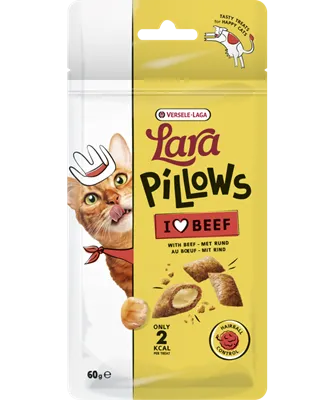 Lara Pillows with Beef Hairball Control Treats 60gr