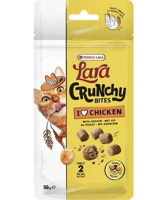 Lara Crunchy Bites with Chicken Happy Teeth Treats 50gr