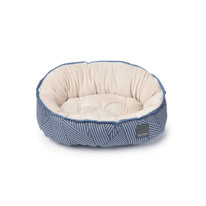FuzzYard Reversible Bed - Thornbury - Aegean Blue M - img 1
