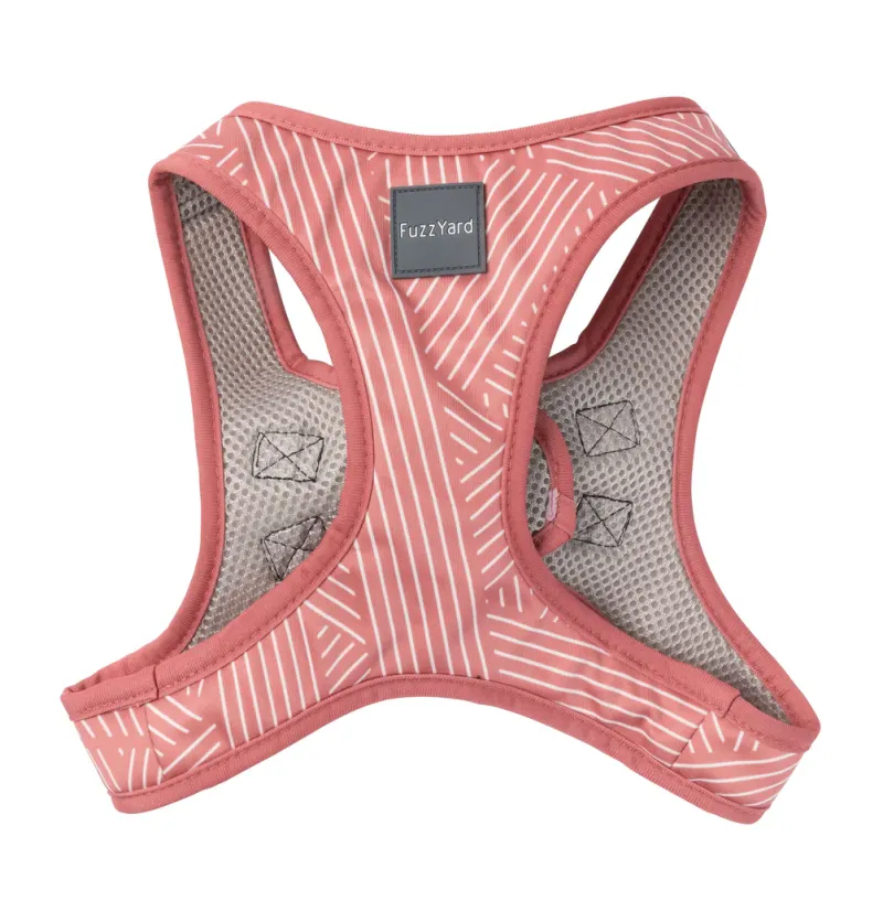 FuzzYard Step In Harness - Thornbury - Brick Red S - img 1