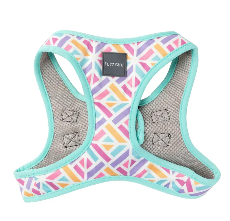 FuzzYard Step In Harness - Bubblegum Burst S - img 1