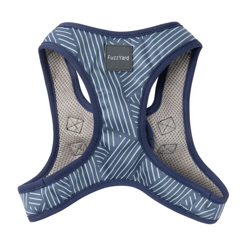 FuzzYard Step In Harness - Thornbury - Aegean Blue XS - img 1