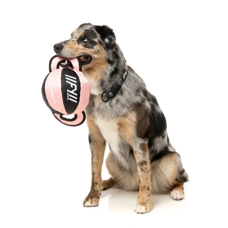FY Active Dog Toy - Ball Tug - Peach - img 2