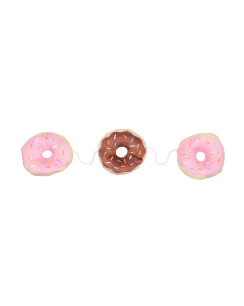 FuzzYard Cat Toy - Donuts 3 on a string - img 1