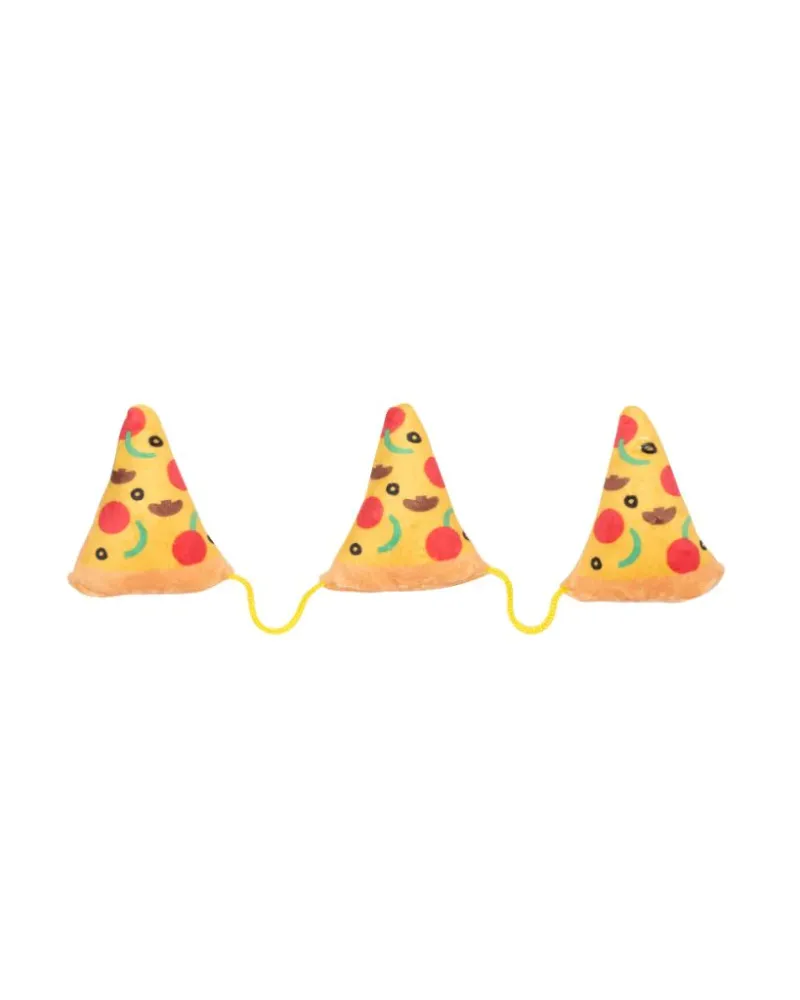 FuzzYard Cat Toy - Pizza 3 on a string - img 1