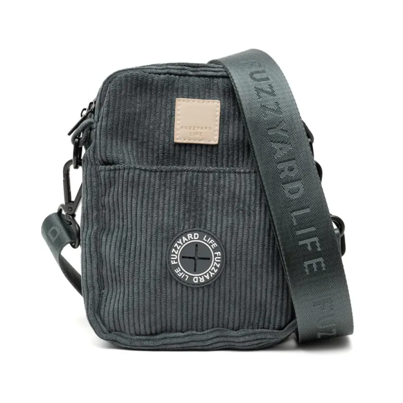 FuzzYard Life Corduroy Cross Body Bag - Slate Grey - img 1