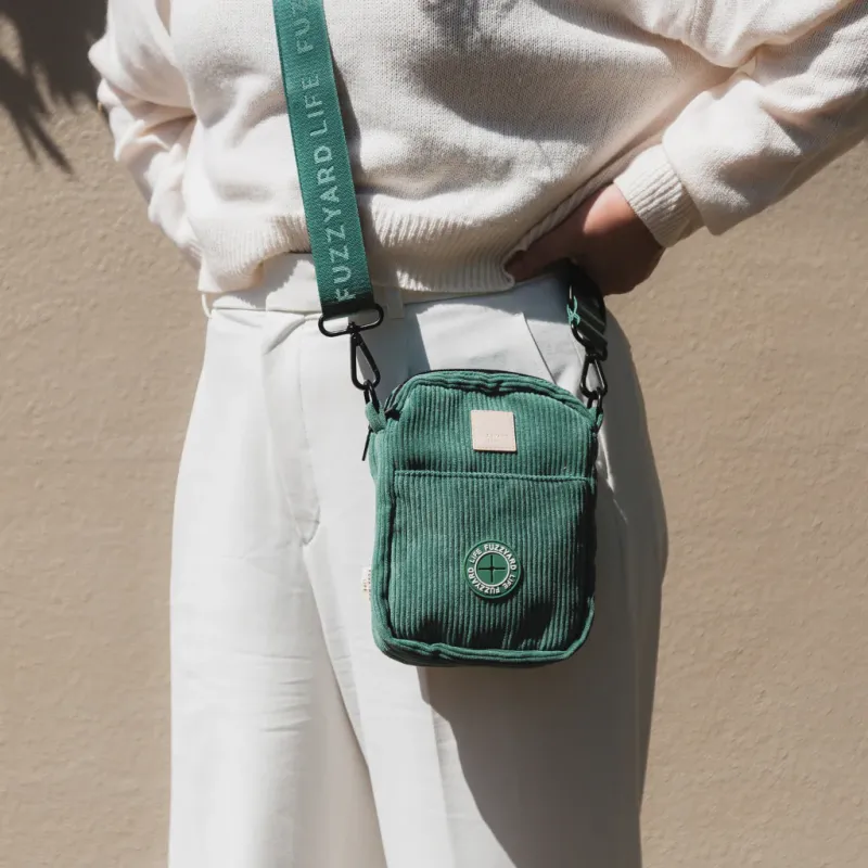 FuzzYard Life Corduroy Cross Body Bag - Myrtle Green - img 2