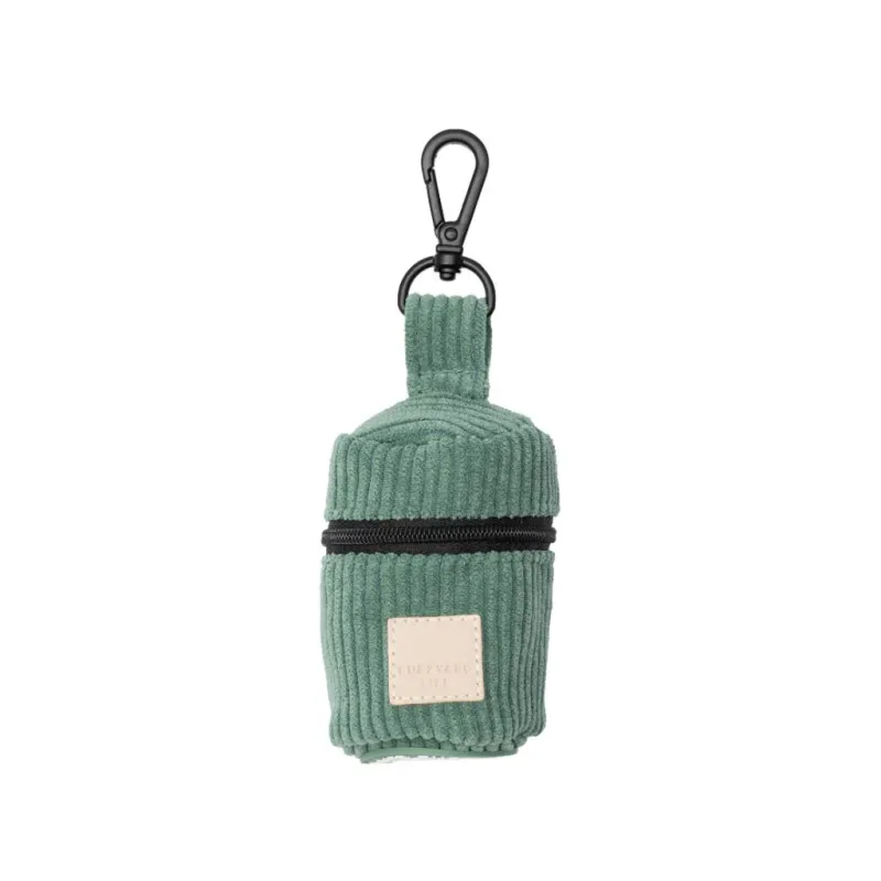 FuzzYard Life Corduroy Poop Bag Dispenser - Myrtle Green - img 1