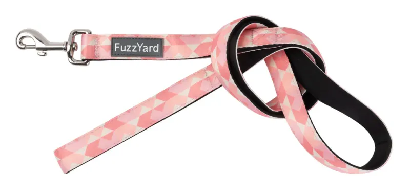 FuzzYard Dog Lead - Pink Lemonade S - img 1