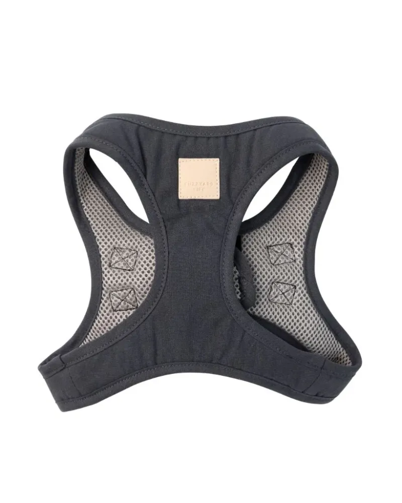 FuzzYard LIFE Cotton Step In Harness - Slate Grey XL - img 1