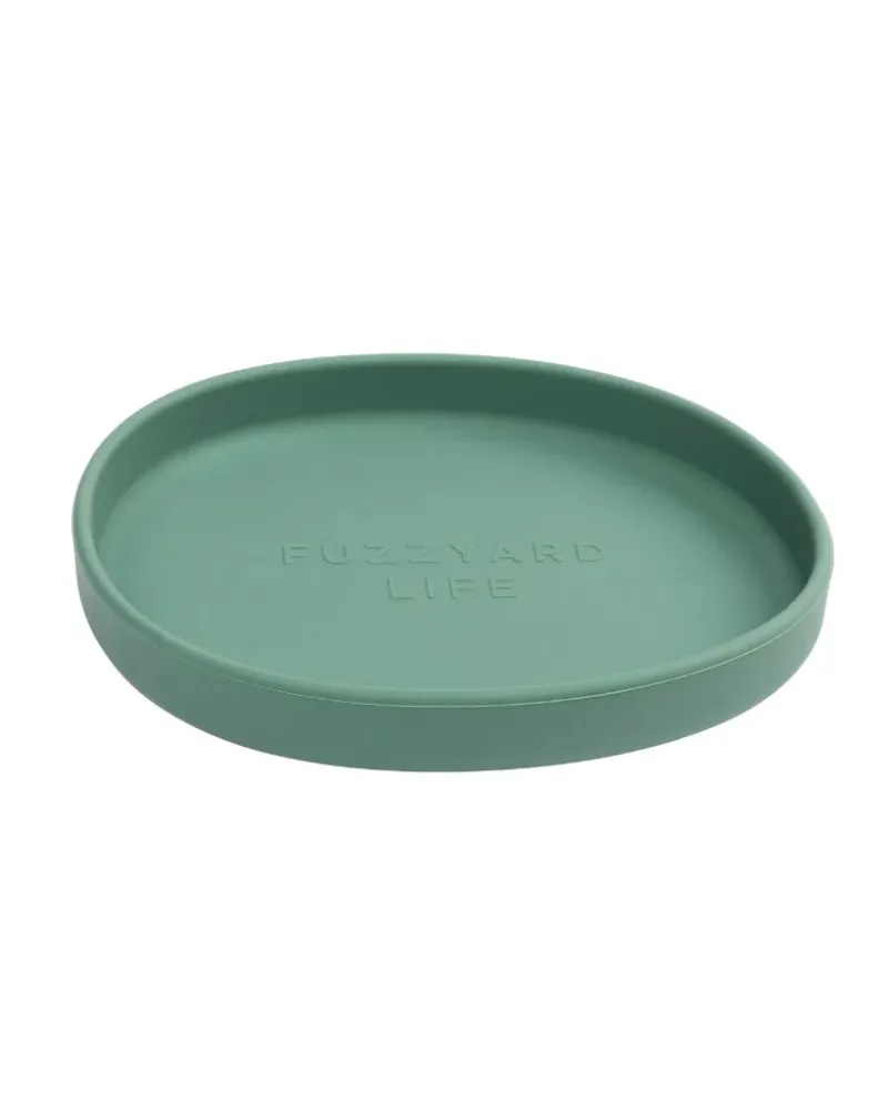 FuzzYard LIFE Silicone Cat Dish - Myrtle Green - img 1