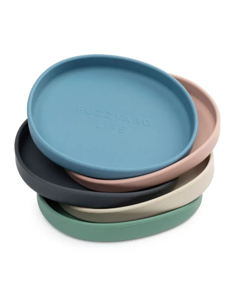 FuzzYard LIFE Silicone Cat Dish - Myrtle Green - img 2