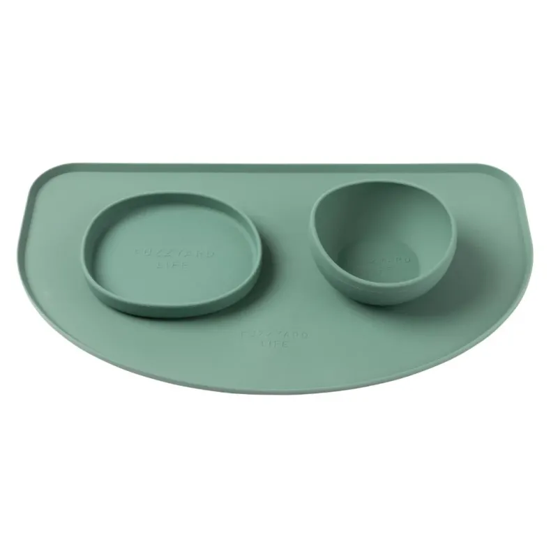 FuzzYard Life Silicone Feeding Mat - Myrtle Green - img 2