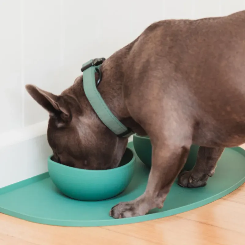 FuzzYard Life Silicone Feeding Mat - Myrtle Green - img 3