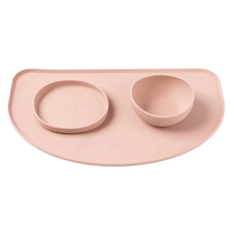FuzzYard Life Silicone Feeding Mat - Soft Blush - img 2