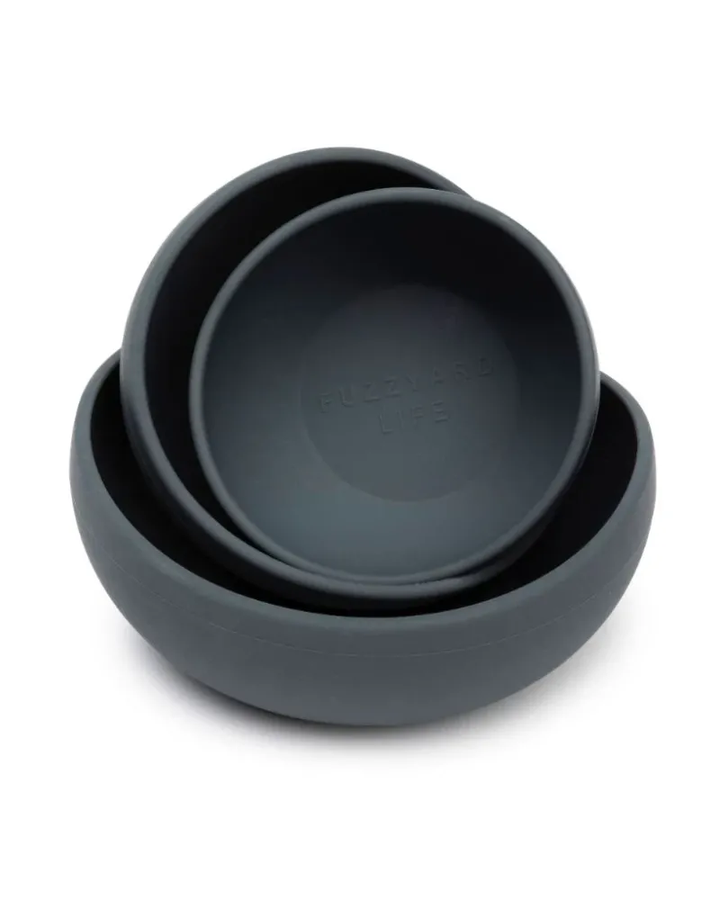 FuzzYard LIFE Silicone Bowl - Slate Grey L - img 2