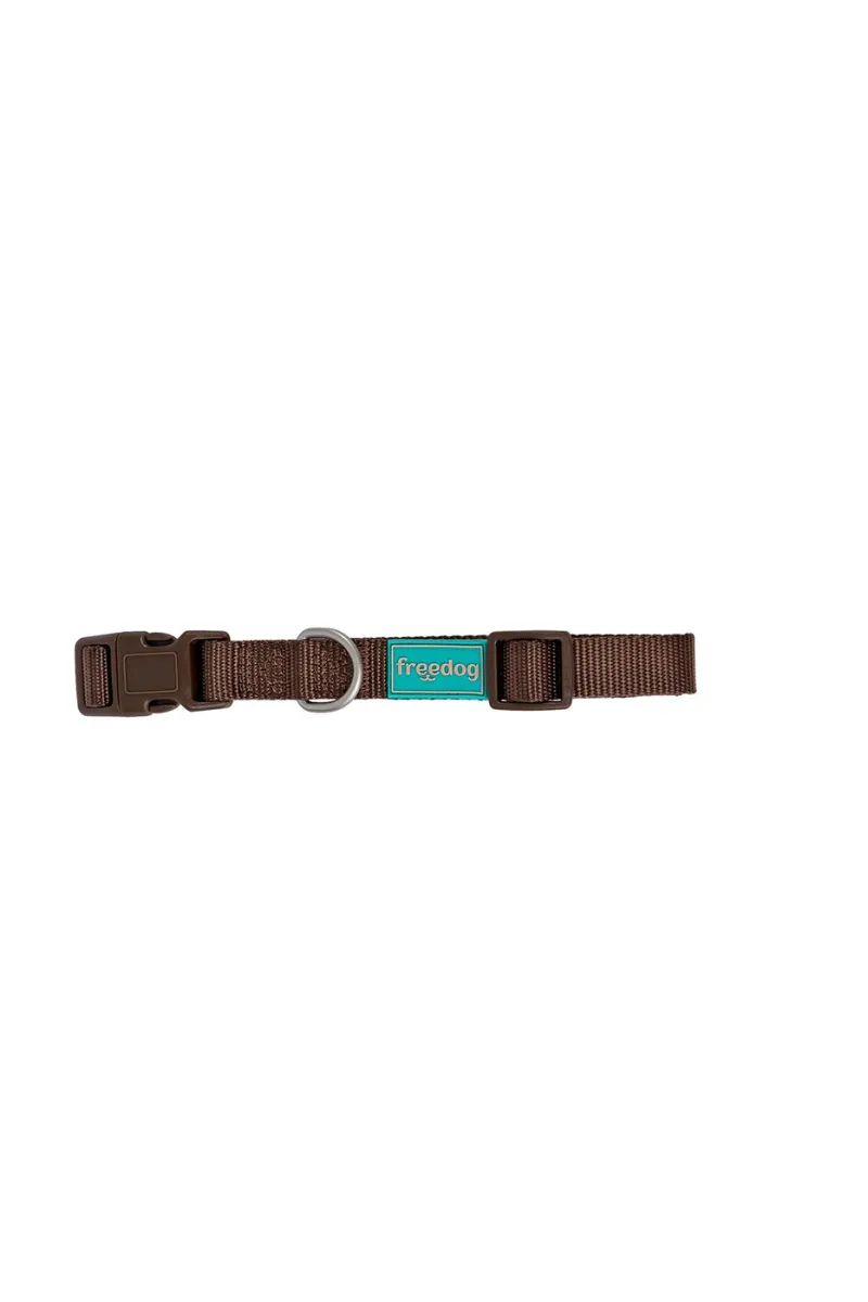 Ogrlica Nylon Basic braon 15 mm × 35/50 cm - img 1