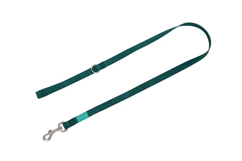 Povodac Nylon Basic zeleni 20 mm × 120 cm - img 1