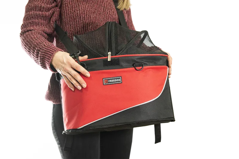 Torba za biciklo crvena 38 × 28 × 36 cm - img 3