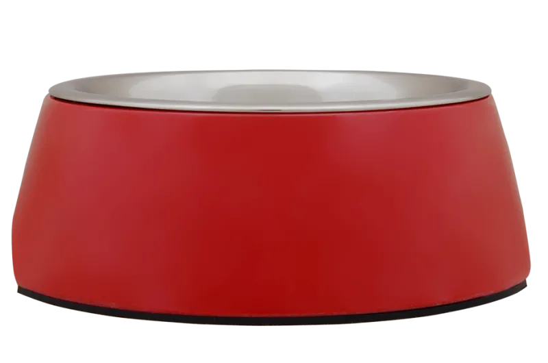 Zdjela melamin + inox crvena M 16 cm – 380 ml - img 2
