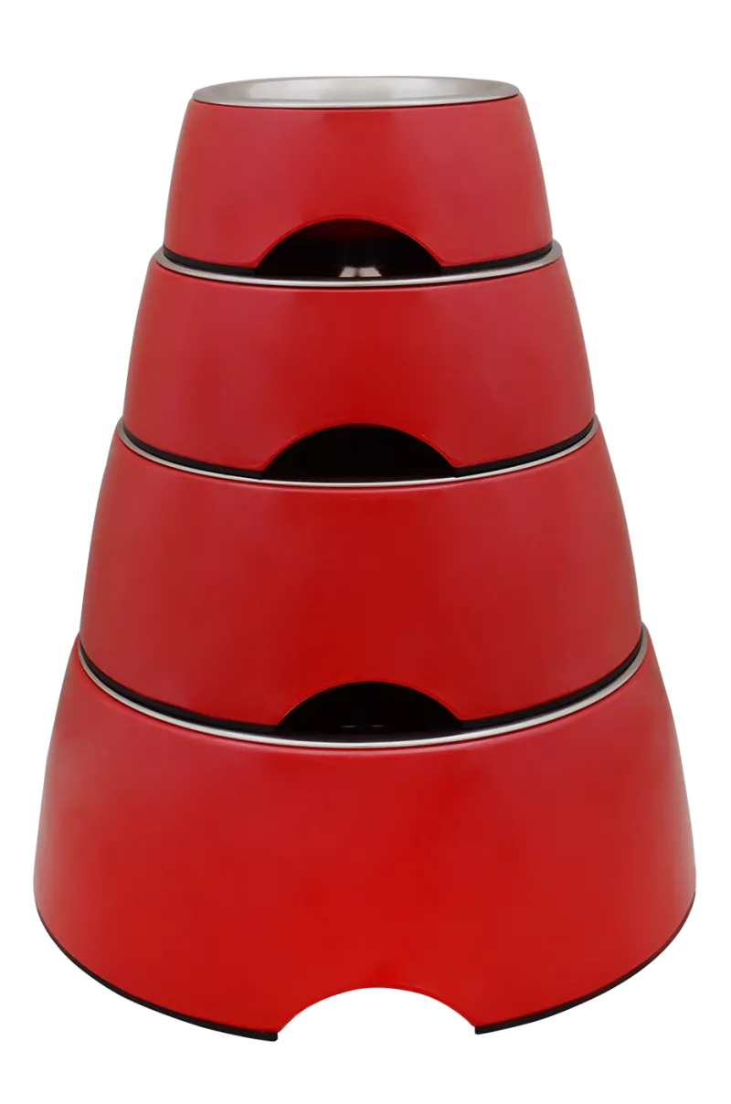 Zdjela melamin + inox crna L 19 cm – 520 ml - img 2