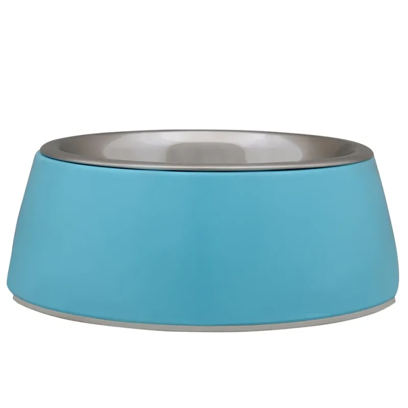 Zdjela melamin + inox plava L 19 cm – 520 ml - img 1