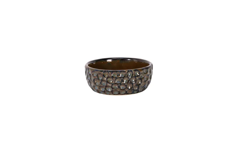Zdjela Moon braon 12 × 12 × 5 cm ručni rad (250 ml) - img 1