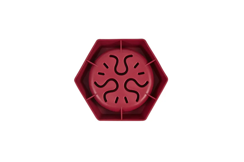 Bowl Fringe bordo 21 × 18,5 × 4,5 cm - img 2