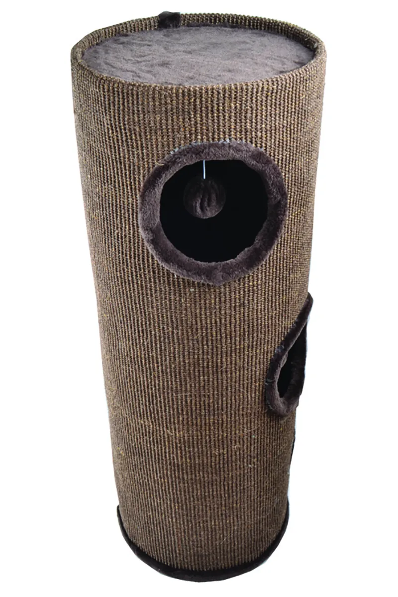 Mini toranj grebalica braon 37 × 37 × 51 cm - img 1