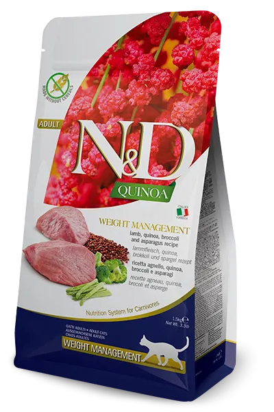 N&D Quinoa Weight Managment cat 1,5kg - img 1