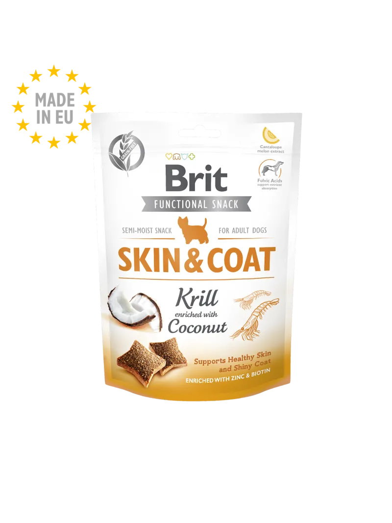 brit poslastice za pse 150g skin and coat 111420 - img 1