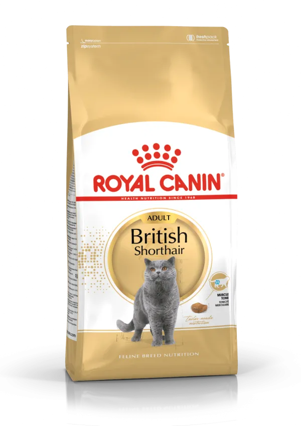 ROYAL CANIN BRITISH SHORTHAIR ADULT 2 KG.