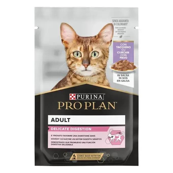 PROPLAN DELICATE CAT GIG TURKEY  26X85G HKM.523