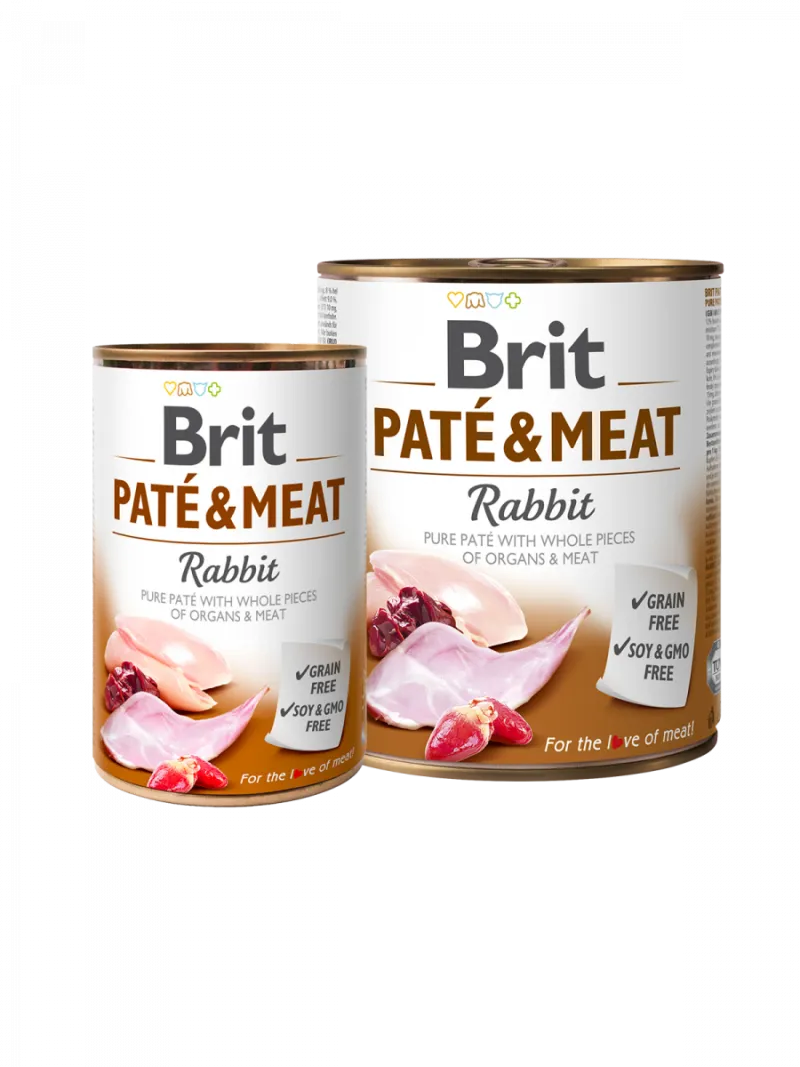 Brit pate&meat rabbit 400g