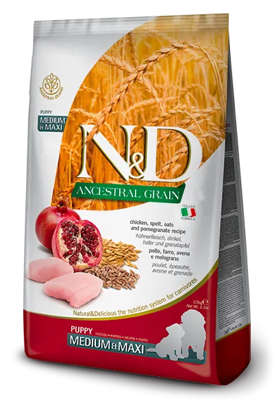N&D Chicken & Pomegranate Puppy Medium & Maxi 1kg