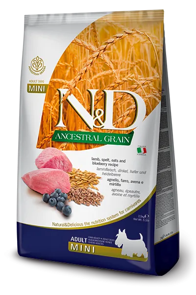 N&D AG Lamb & Blueberry Adult Mini 7kg